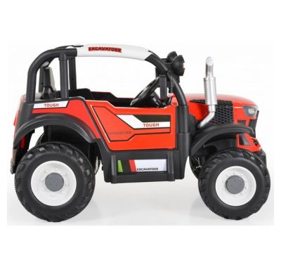 Ηλεκτροκίνητo παδικό τρακτέρ Moni Harvest red στο Bebe Maison