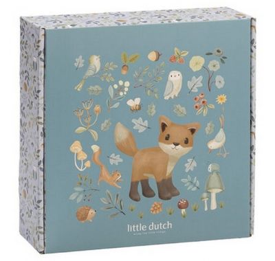 Μεγάλο σετ ζωγραφικής - κατασκευών Little Dutch σε κουτί Forest Friends στο Bebe Maison