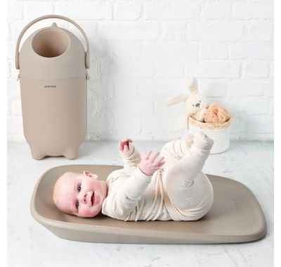 Κάδος απόρριψης πάνας Nattou Dropy γκρεζ στο Bebe Maison