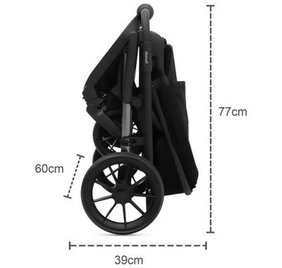 Πολυκαρότσι 2 σε 1 Dovadi Fly Midnight Black στο Bebe Maison