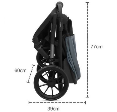 Πολυκαρότσι 2 σε 1 Dovadi Fly Night Grey στο Bebe Maison