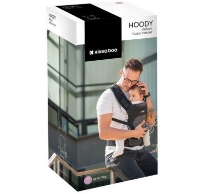 Μάρσιπος Kikka Boo Hoody Fly knit Grey στο Bebe Maison