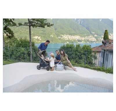 Πολυκαρότσι 3 σε 1 Inglesina Aptica Quattro Emerald Green με σκελετό Litio Black στο Bebe Maison