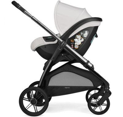 Πολυκαρότσι 3 σε 1 Inglesina Aptica Quattro Opal Ivory με σκελετό Litio Black στο Bebe Maison