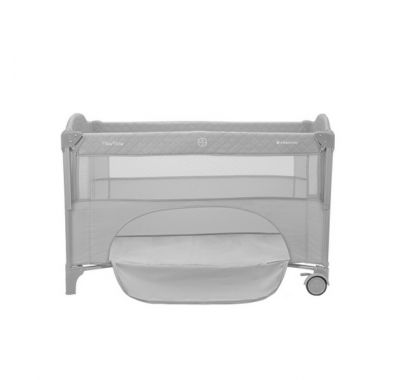 Παρκοκρέβατο διώροφο και λίκνο Kikka Boo Milky Way γκρι 2023 στο Bebe Maison