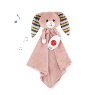 Λαγουδάκι ύπνου κουβερτάκι αγκαλιάς με συσκευή λευκών ήχων & μελωδίες Zazu Becky στο Bebe Maison