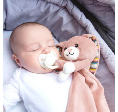 Λαγουδάκι ύπνου κουβερτάκι αγκαλιάς με συσκευή λευκών ήχων & μελωδίες Zazu Becky στο Bebe Maison