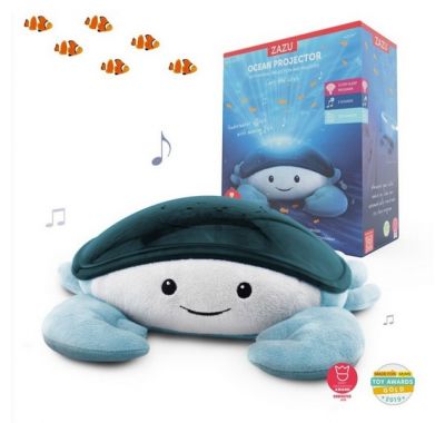 Προβολέας με κίνηση ψαριών σε ωκεανό ήχοι θάλασσας ZAZU Cody Κάβουρας στο Bebe Maison