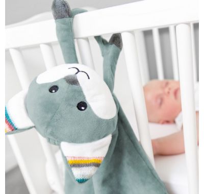 Λαγουδάκι ύπνου κουβερτάκι αγκαλιάς με συσκευή λευκών ήχων & μελωδίες Zazu Felix στο Bebe Maison