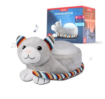 Γατούλα προβολέας αστεριών με χτύπους καρδιάς λευκούς ήχους Zazu Kiki στο Bebe Maison