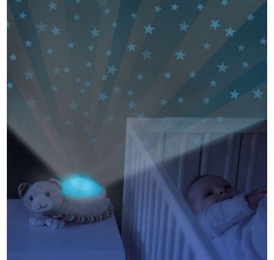 Γατούλα προβολέας αστεριών με χτύπους καρδιάς λευκούς ήχους Zazu Kiki στο Bebe Maison