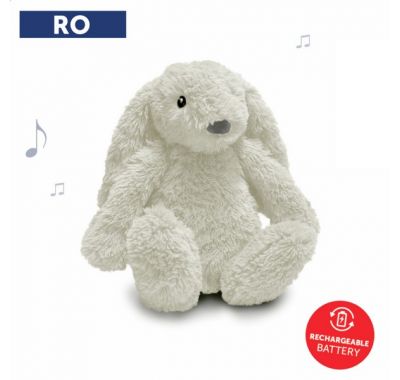 Επαναφορτιζόμενο βοήθημα ύπνου με αισθητήρα κλάματος & Φως Λευκό ZAZU RO Rabbit Λαγουδάκι στο Bebe Maison