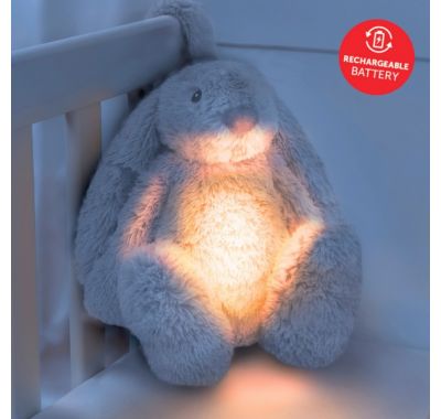 Επαναφορτιζόμενο βοήθημα ύπνου με αισθητήρα κλάματος & Φως Λευκό ZAZU RO Rabbit Λαγουδάκι στο Bebe Maison