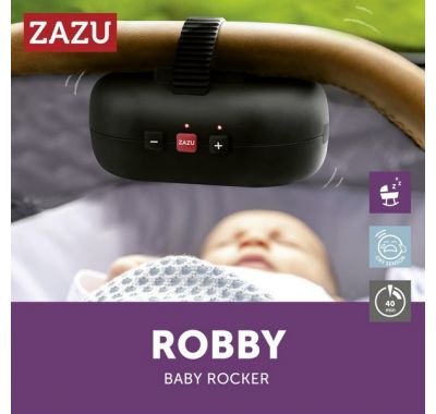 Επαναφορτιζόμενη συσκευή αυτόματης δόνησης για καρότσι Zazu Robby Rocker στο Bebe Maison