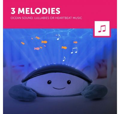 Προβολέας με κίνηση ψαριών σε ωκεανό ήχοι θάλασσας ZAZU Cody Κάβουρας στο Bebe Maison