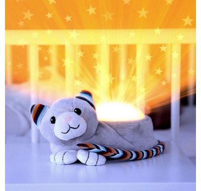 Γατούλα προβολέας αστεριών με χτύπους καρδιάς λευκούς ήχους Zazu Kiki στο Bebe Maison