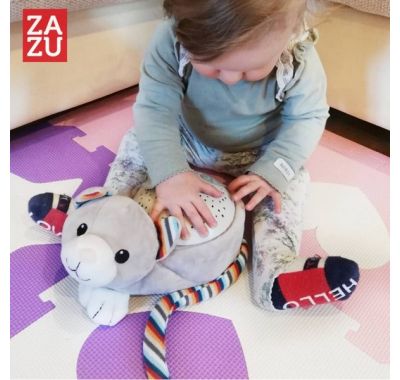 Γατούλα προβολέας αστεριών με χτύπους καρδιάς λευκούς ήχους Zazu Kiki στο Bebe Maison