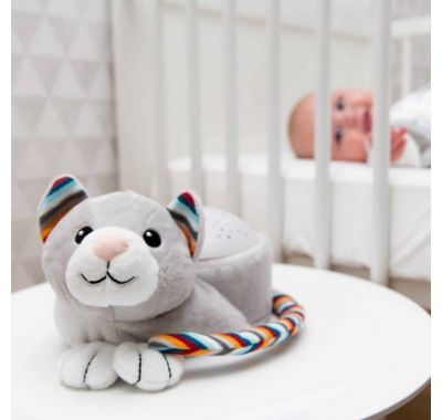 Γατούλα προβολέας αστεριών με χτύπους καρδιάς λευκούς ήχους Zazu Kiki στο Bebe Maison