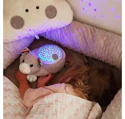 Γατούλα προβολέας αστεριών με χτύπους καρδιάς λευκούς ήχους Zazu Kiki στο Bebe Maison