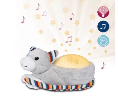 Γατούλα προβολέας αστεριών με χτύπους καρδιάς λευκούς ήχους Zazu Kiki στο Bebe Maison