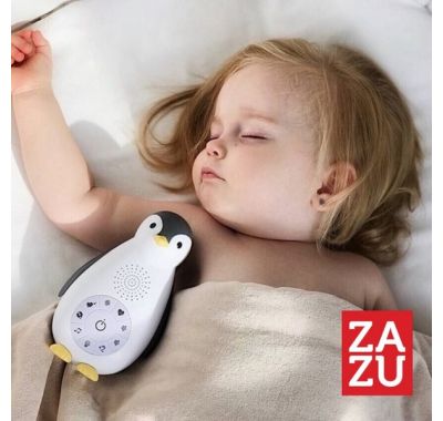 Επαναφορτιζόμενo παιχνίδι Zazu  με λευκούς ήχους Zoe Πιγκουίνος στο Bebe Maison