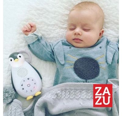 Επαναφορτιζόμενo παιχνίδι Zazu  με λευκούς ήχους Zoe Πιγκουίνος στο Bebe Maison