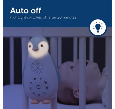 Επαναφορτιζόμενo παιχνίδι Zazu  με λευκούς ήχους Zoe Πιγκουίνος στο Bebe Maison