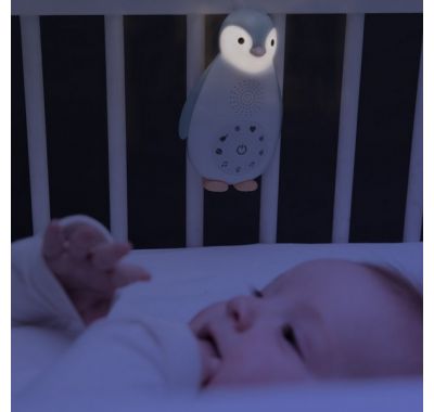 Επαναφορτιζόμενo παιχνίδι Zazu  με λευκούς ήχους Zoe Πιγκουίνος στο Bebe Maison