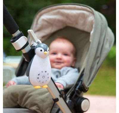 Επαναφορτιζόμενo παιχνίδι Zazu  με λευκούς ήχους Zoe Πιγκουίνος στο Bebe Maison