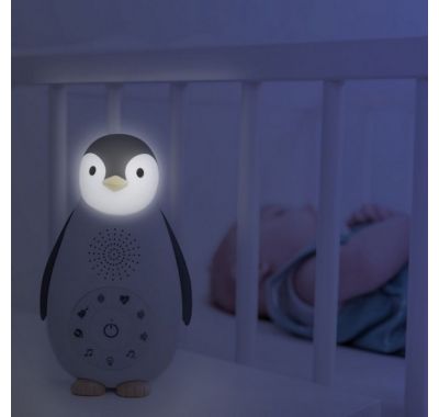 Επαναφορτιζόμενo παιχνίδι Zazu  με λευκούς ήχους Zoe Πιγκουίνος στο Bebe Maison