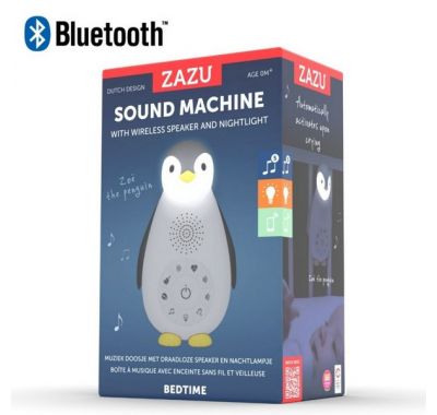 Επαναφορτιζόμενo παιχνίδι Zazu  με λευκούς ήχους Zoe Πιγκουίνος στο Bebe Maison