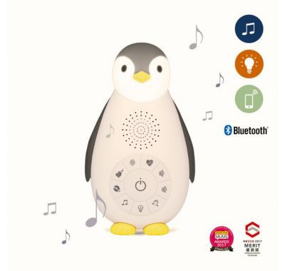 Επαναφορτιζόμενo παιχνίδι Zazu  με λευκούς ήχους Zoe Πιγκουίνος στο Bebe Maison