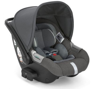 Πολυκαρότσι 3 σε 1 Inglesina Aptica Quattro Velvet Grey με σκελετό Palladio Black στο Bebe Maison