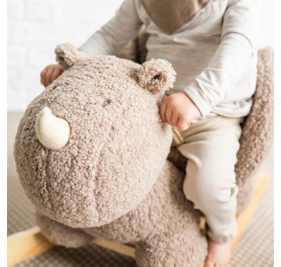 Κουνιστό ρινοκεράκι Nattou Teddy - γκρεζ στο Bebe Maison