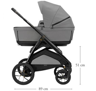 Πολυκαρότσι 3 σε 1 Inglesina Aptica XT Quattro Taiga Green με σκελετό Nero στο Bebe Maison