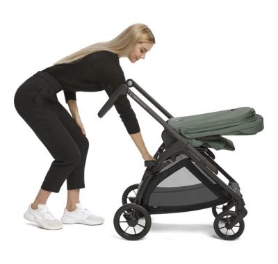 Πολυκαρότσι 3 σε 1 Inglesina Electa Quattro Union grey με σκελετό Silver Black στο Bebe Maison