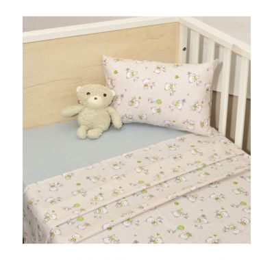 Σετ σεντόνια κούνιας Oliver 3 τμχ σχέδιο 213 στο Bebe Maison