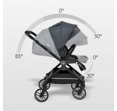 Πολυκαρότσι Bebe Stars 2 σε 1 Mirage Grey 331-188 στο Bebe Maison