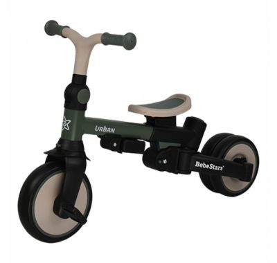 Ποδηλατάκι τρίκυκλο Bebe Stars Urban 7in1 Chaki 822-179 στο Bebe Maison