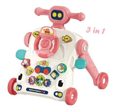Περπατούρα Δραστηριοτήτων Bebe Stars Robbie 3in1 Pink 4243 στο Bebe Maison