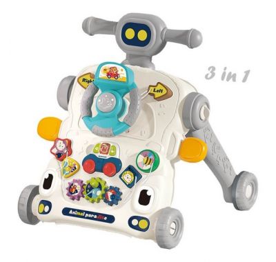 Περπατούρα Δραστηριοτήτων Bebe Stars Robbie 3in1 Grey 4244 στο Bebe Maison