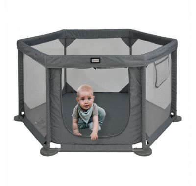 Παρκοκρέβατο πολύγωνο Bebe Stars Cool Grey 889-186 στο Bebe Maison