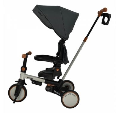 Ποδηλατάκι τρίκυκλο Bebe Stars Urban 7in1 Smoked Grey 822-186 στο Bebe Maison