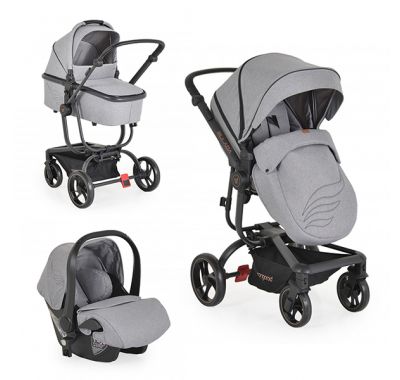 Πολυκαρότσι 3 σε 1 Canagaroo Ellada grey ΕΚΘΕΣΗΣ στο Bebe Maison