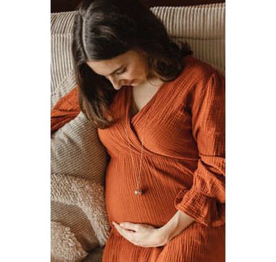 Μενταγιόν εγκυμοσύνης ProudMama Bola Sofie Rose Gold πατουσάκια στο Bebe Maison