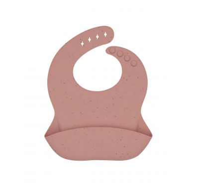 Σαλιάρα Kikka Boo από πλατινένια σιλικόνη Blush στο Bebe Maison