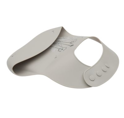 Σαλιάρα Kikka Boo Platinum Silicone Flora Sand στο Bebe Maison