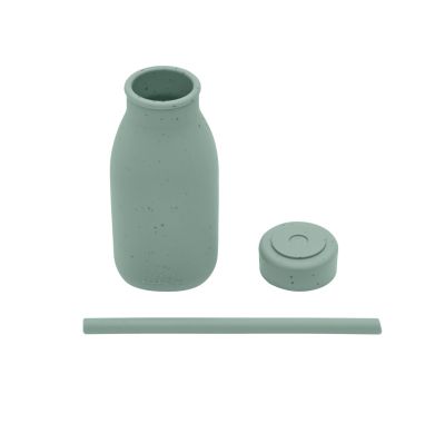 Παιδικό μπουκάλι με καλαμάκι Kikka Boo Platinum Silicone Sage στο Bebe Maison