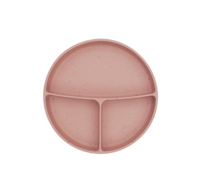 Πιάτο Kikka Boo με χωρίσματα και βάση με βεντούζα Platinum Silicone Blush στο Bebe Maison