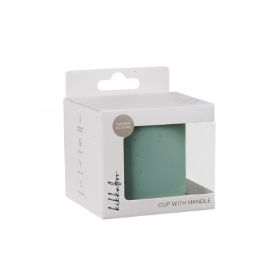 Κούπα με χερούλι Kikka Boo Platinum Silicone Sage στο Bebe Maison